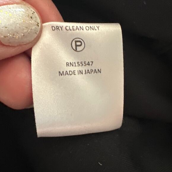 Elaine Kim Tech Stretch Long Vest Dress Black‎ Small - Picture 9 of 9